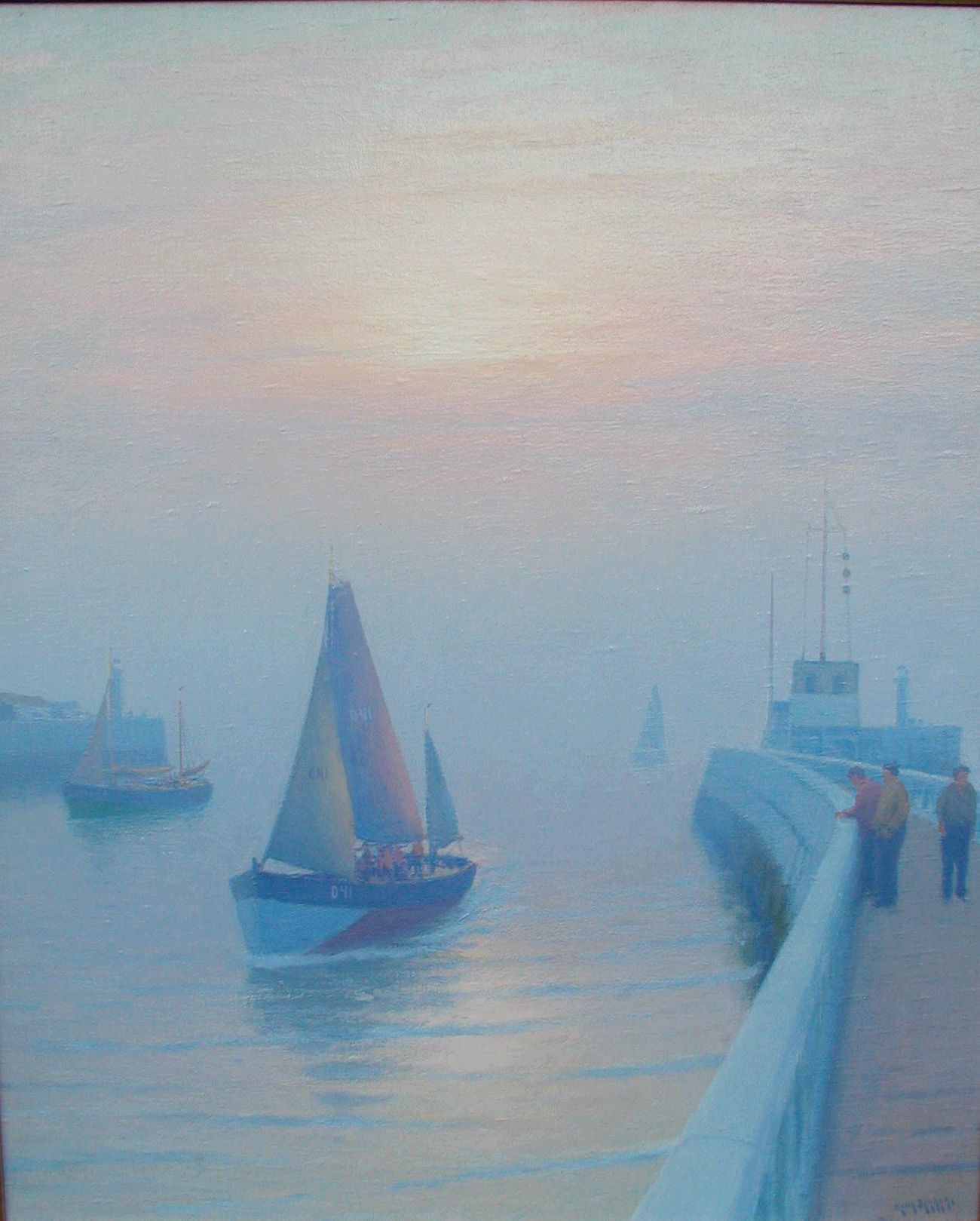”Oostende-1950” ”schilderij